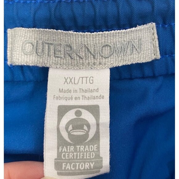 Outerknown Nomadic Volley shorts true blue Men’s XXL casual vacation outdoor - Picture 4 of 9